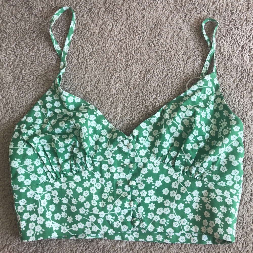 Green Floral Set